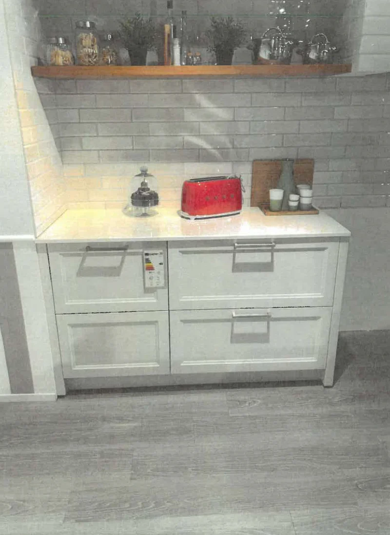 Küche Mikrostruktur RAL NCS 1288 S1002 Y Weiß