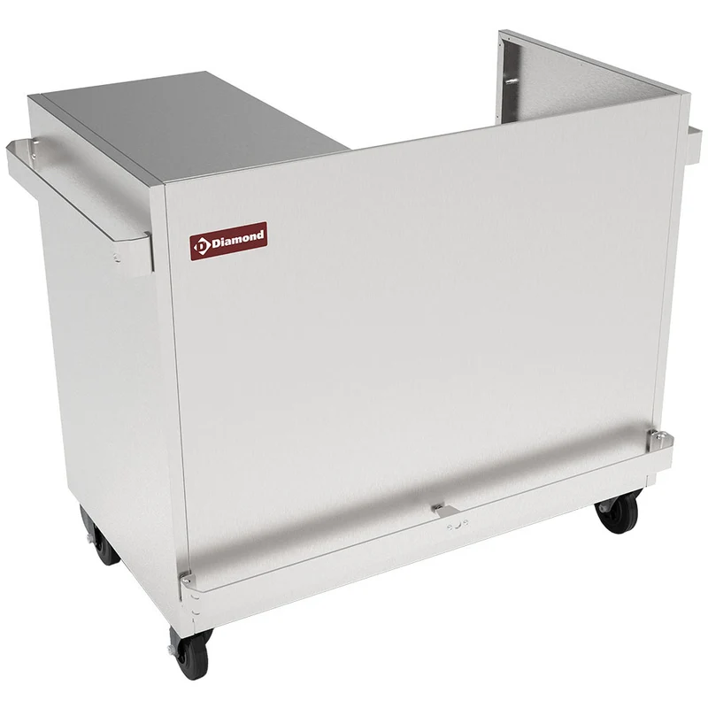 Unterbau aus Edelstahl für VBME-2X auf Rädern - MBM-2X