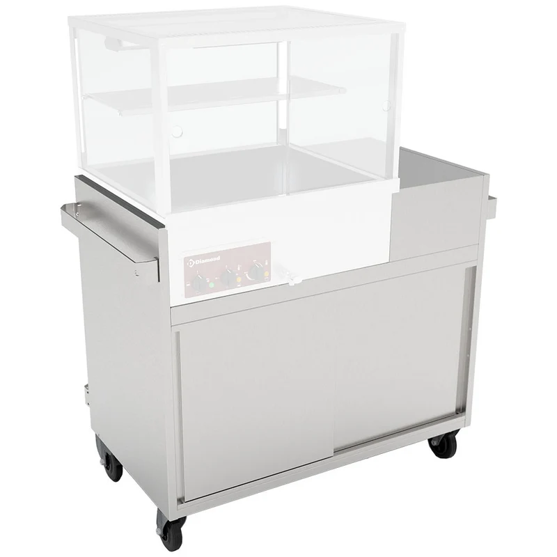 Unterbau aus Edelstahl für VBME-2X auf Rädern - MBM-2X