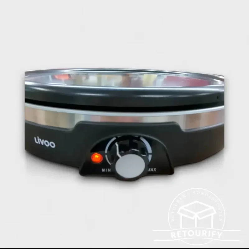 Livoo Crepesmaker Crepesmaschine / 38 cm Antihaftplatte // Gebraucht - gut