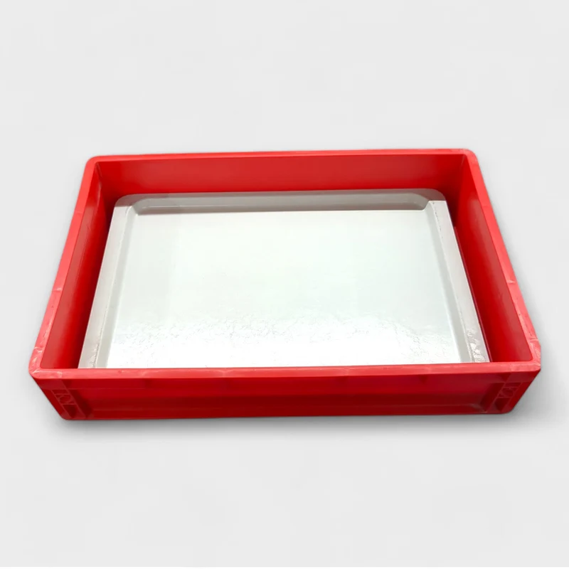 5-er Set Poly Classic Gastro Tablett 53 x 37 cm mit Stabelbox // Gebraucht