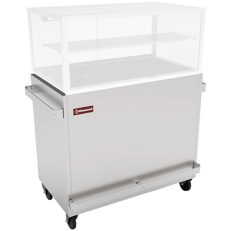Unterbau aus Edelstahl für VBE-311/N auf Rädern - MEX-RG3/N