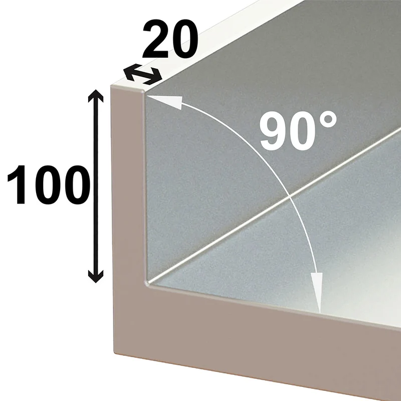 Arbeitstisch ohne Unterboden + Hinterkante - TL1060D-SS6