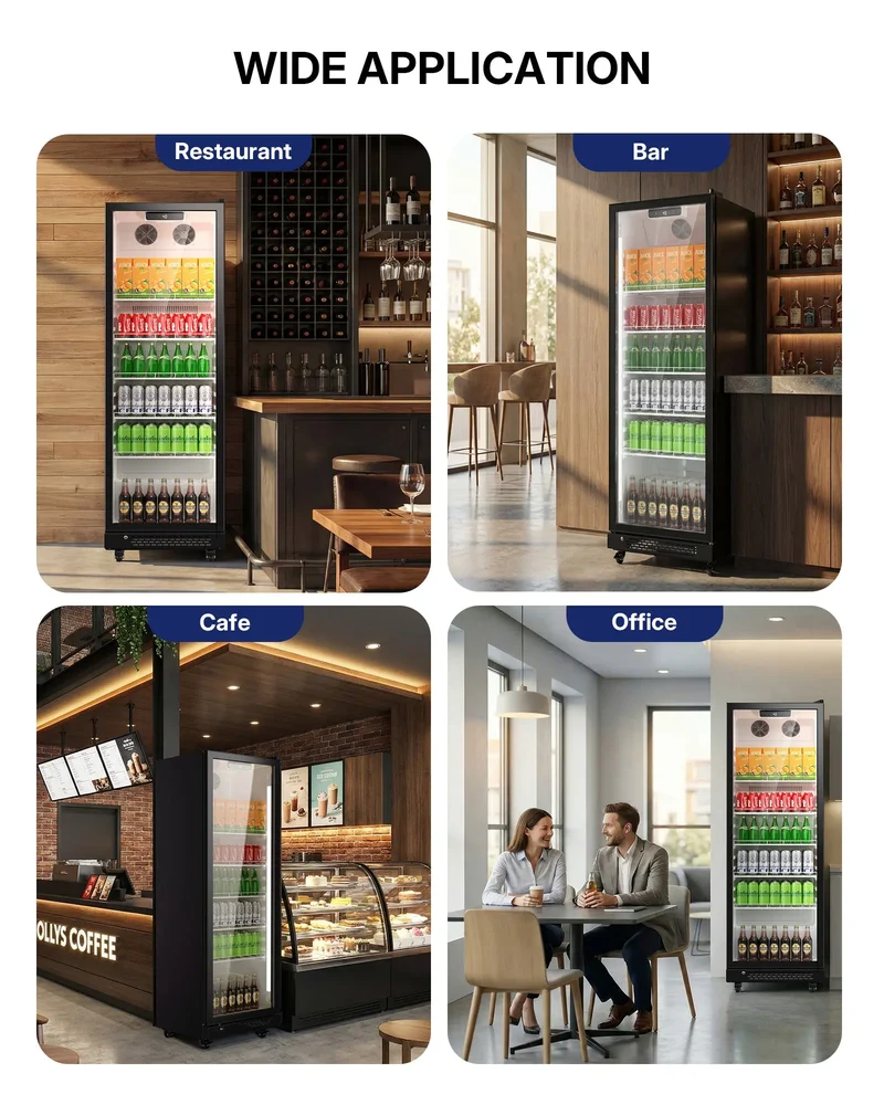 Gewerblicher Getränkekühlschrank D12.1, 121 Kubikfuß