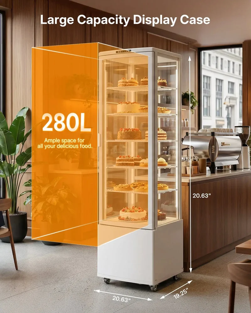 10 Kubikfuß / 280 Liter Kühlvitrine für Bäckereien (CD100)