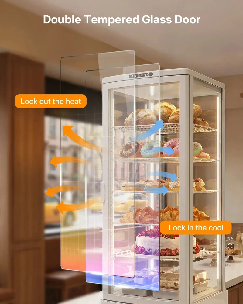 10 Kubikfuß / 280 Liter Kühlvitrine für Bäckereien (CD100)