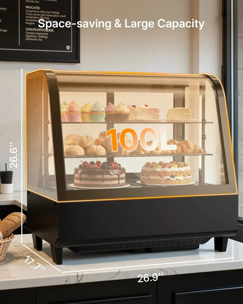 3.5 Kubikfuß Kühlvitrine für Bäckereien (CD35)