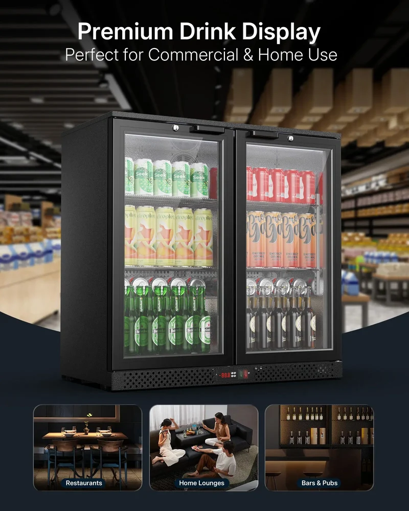7.3 Kubikfuß (ca. 207 Liter) Gewerbe-Unterbau-Getränkekühlschrank BB73