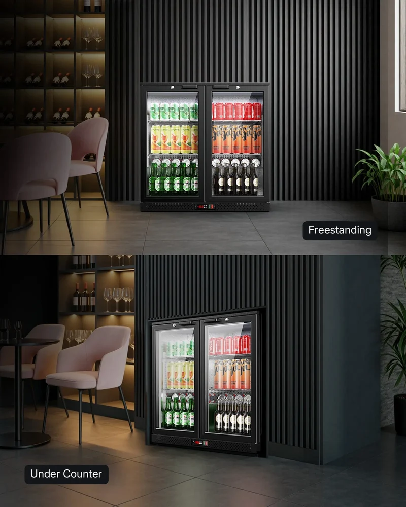 7.3 Kubikfuß (ca. 207 Liter) Gewerbe-Unterbau-Getränkekühlschrank BB73