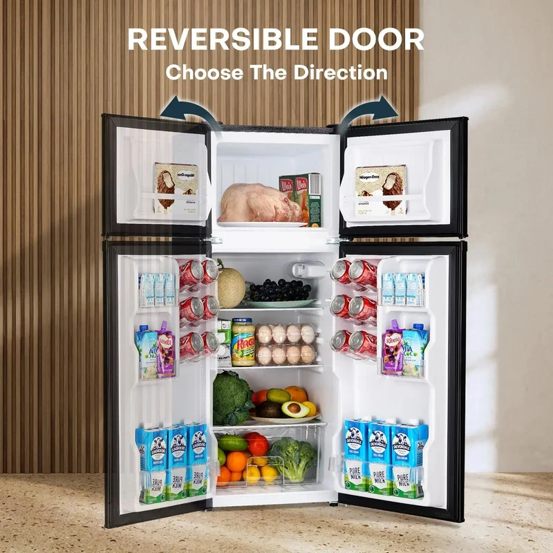 4.0 Kubikfuß Kühlschrank mit Gefrierfach oben SR401