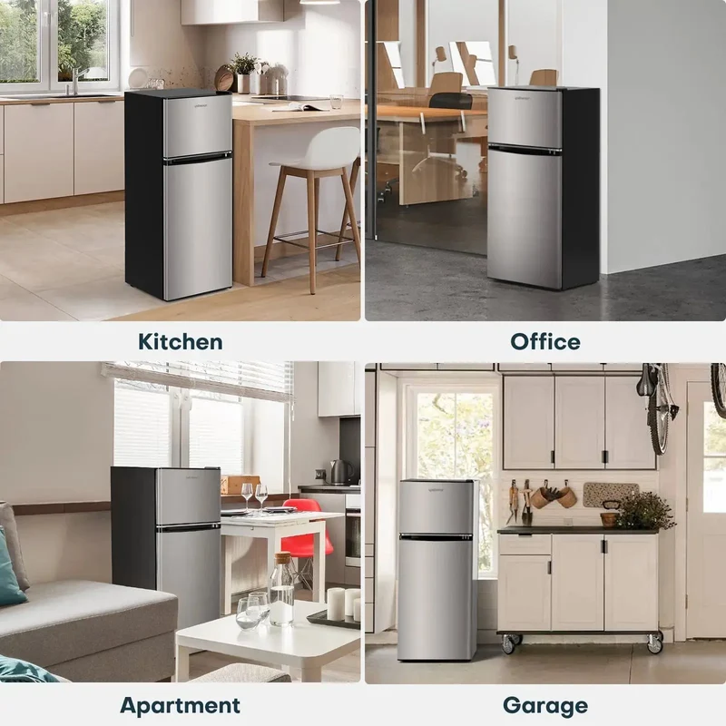 4.0 Kubikfuß Kühlschrank mit Gefrierfach oben SR401