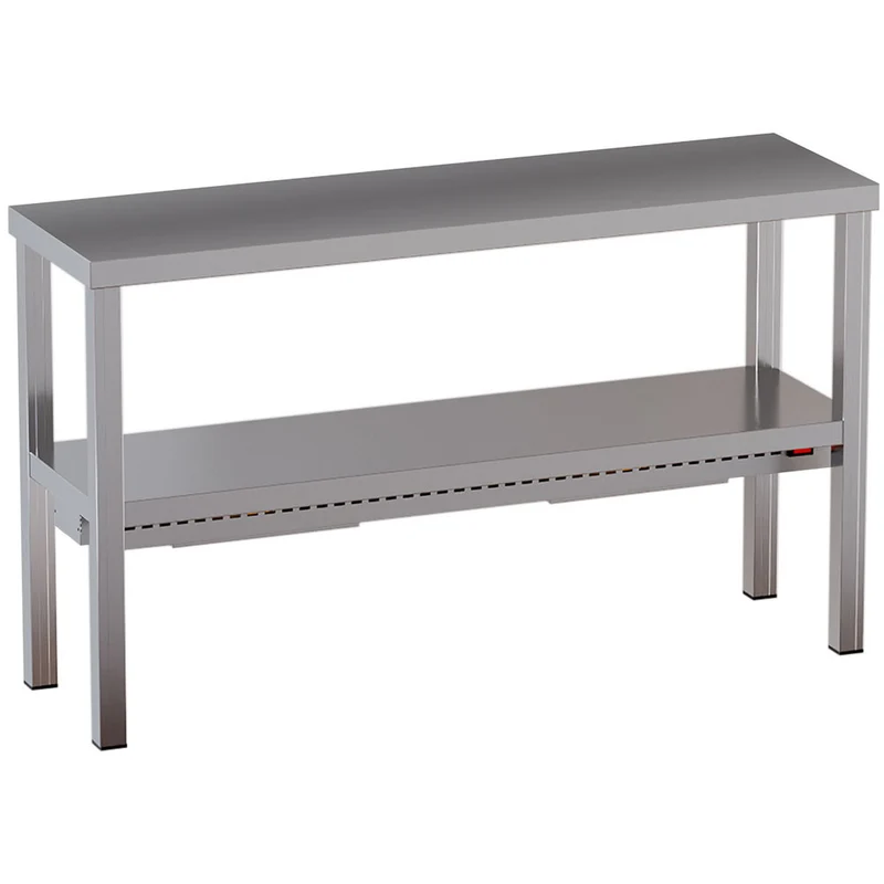 Tischaufsatzbord "Chef" beheizt - 2 Böden - RC142-SE7