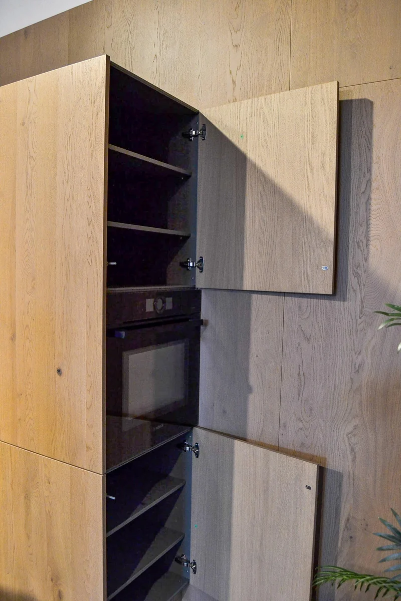 Einbauküche Programm S19 Lack Schwarz Softmatt