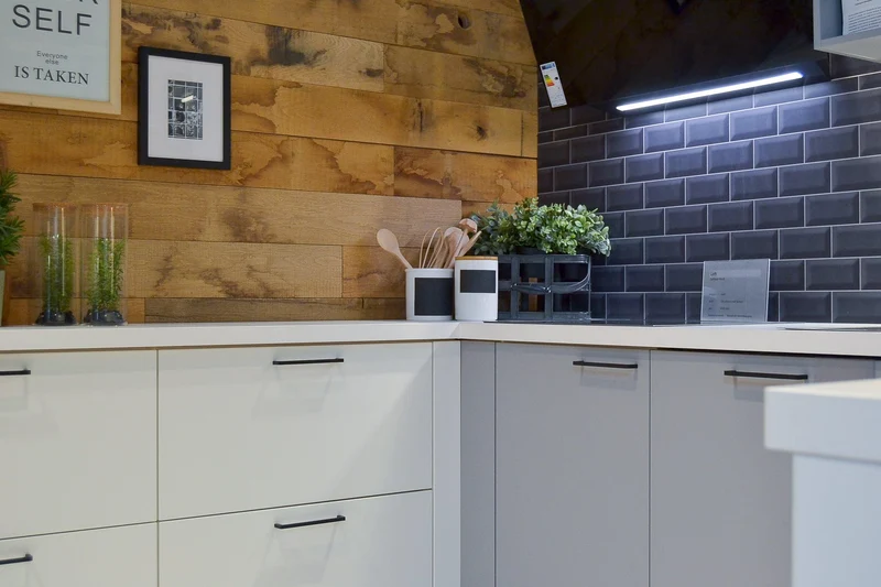 Einbauküche C257 Loft Softlack Weiß Und Seidengrau