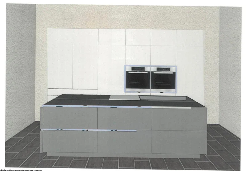 Einbauküche 006 Kunststoff Weiß