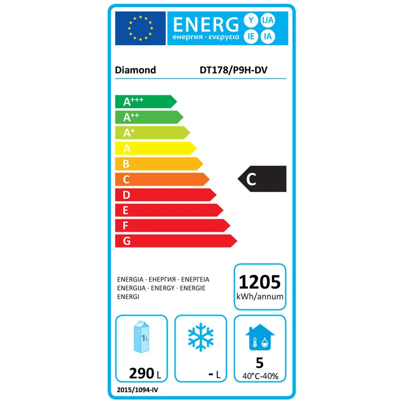 Umluft- Kühltisch "für die Wand", 3 Türen GN 1/1, 405 Lit. mit Waschbecken - DT178/P9H-DV