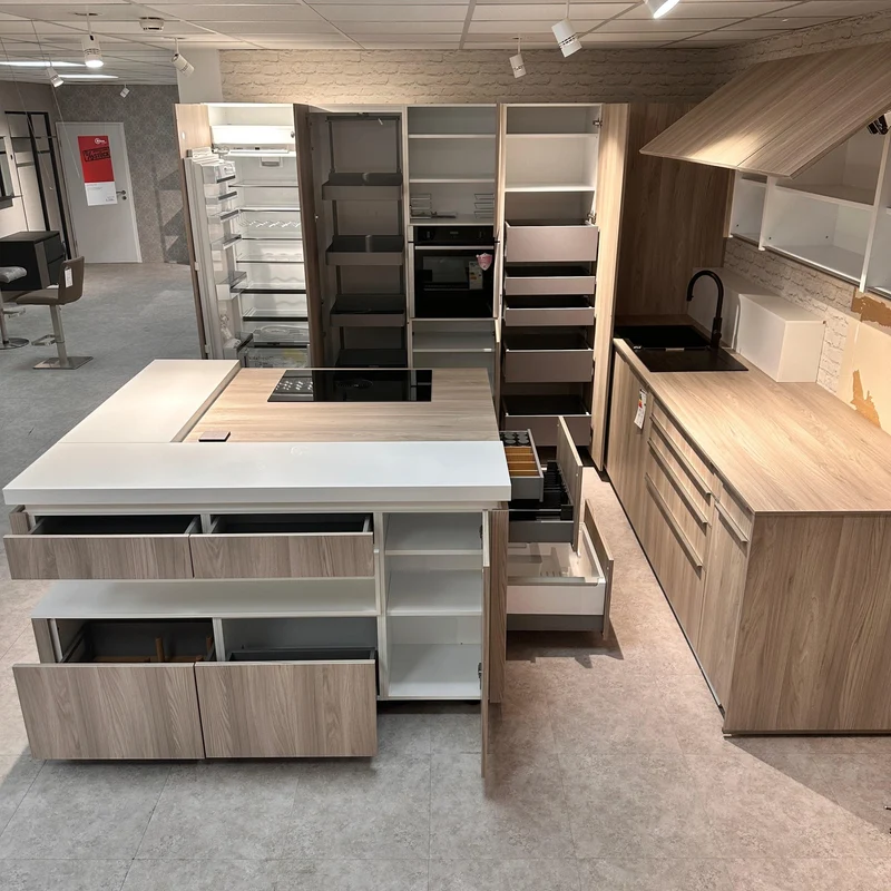 Küche MOE Modena K046 Esche Nordic Nachbildung