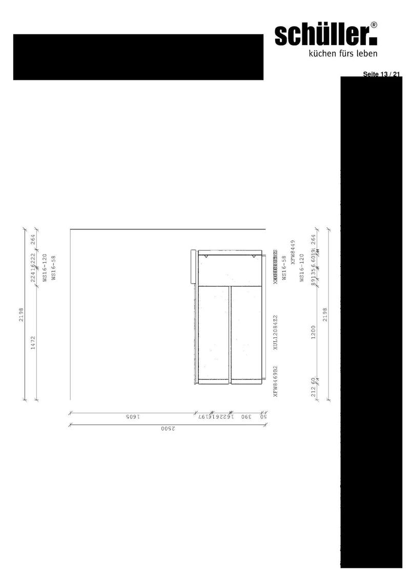 Küche MOE Modena K046 Esche Nordic Nachbildung