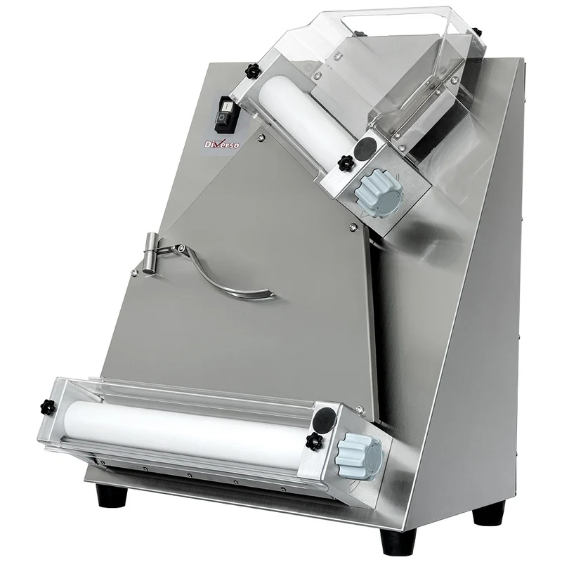 Teigausrollmaschine Ø 400 mm, 2 Rollen , aus Edelstahl - WR-LP42-XM