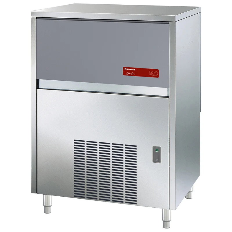 Eiswürfelbereiter CUBO ICE 72 kg, mit 40-kg-Vorratsbehälter – LUFT - CUB80/40A