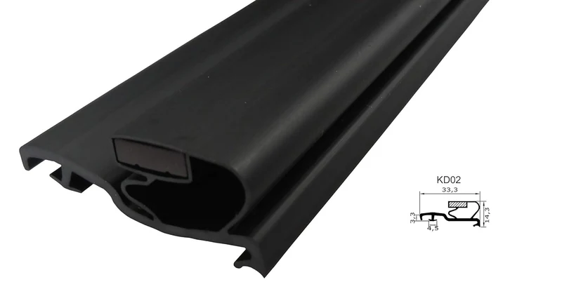 Magnetdichtung - Profil KD02 inkl. Magnetband - auf Maß