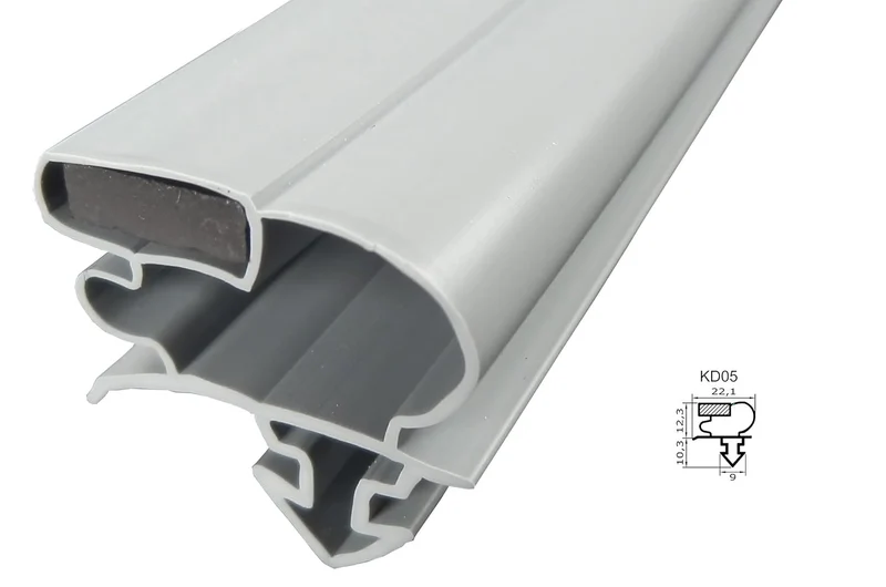 Magnetdichtung - Profil KD05 inkl. Magnetband - auf Maß