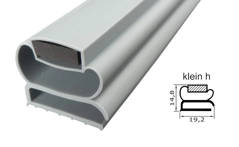 Magnetdichtung - Profil klein h inkl. Magnetband - Länge: 2000mm