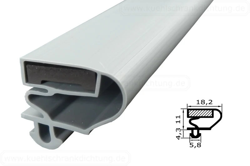 Magnetdichtung - Profil groß G inkl. Magnetband - Länge: 2000mm