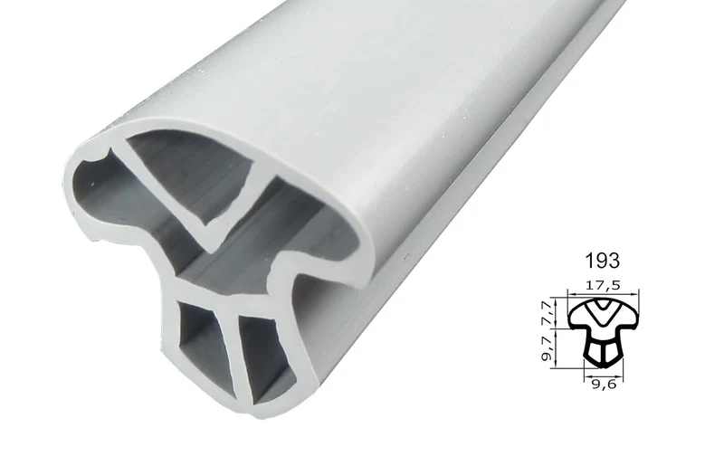 Profil ohne Magnet - Profil 193 - Länge: 2500mm