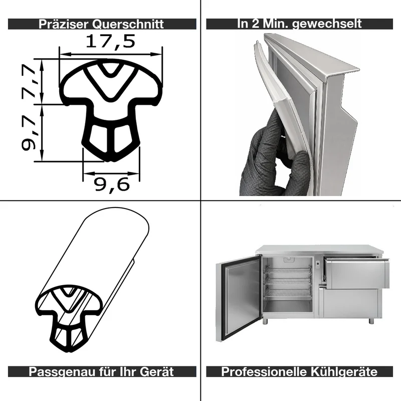 Profil ohne Magnet - Profil 193 - auf Maß
