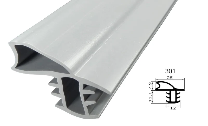 Profil ohne Magnet - Profil 301 - Länge:2500mm
