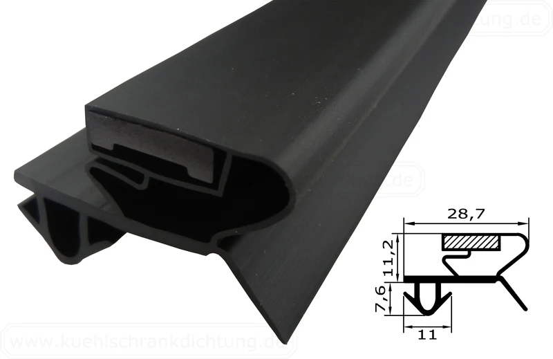 Magnetdichtung - Profil KD04 inkl. Magnetband - auf Maß