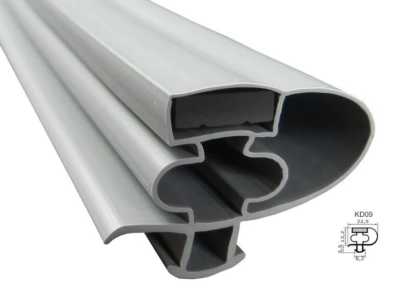 Magnetdichtung - Profil KD09 inkl. Magnetband - Länge: 2500mm
