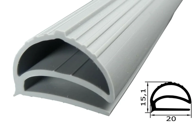Profil ohne Magnet - Profil 158 - Länge: 2000mm