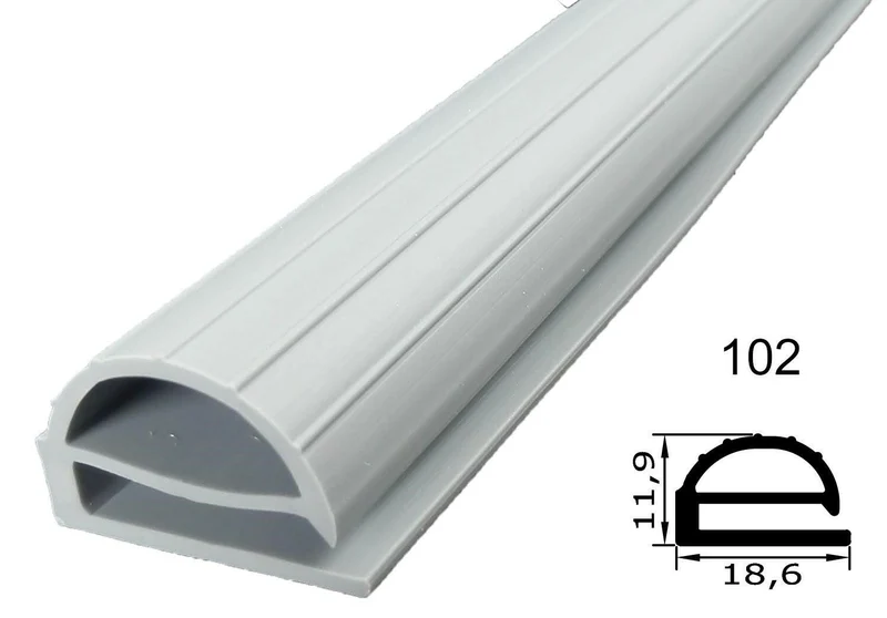 Profil ohne Magnet - Profil 102 Länge: 2000mm