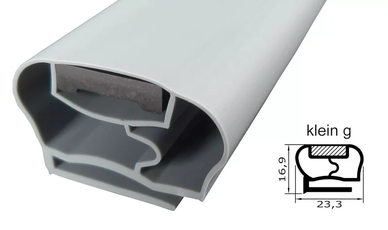 Magnetdichtung - Profil klein g inkl. Magnetband - Länge: 2000mm
