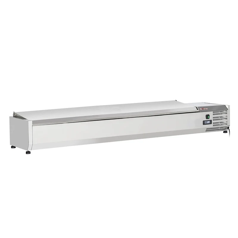 Kühlaufsatz 1800 mm für 8x GN 1/4 mit Edelstahldeckel, WR-SX18-C5