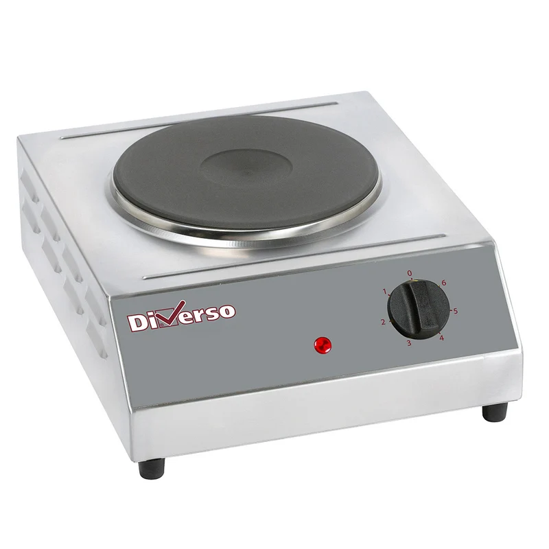 Elektro-Hockerkocher , 1 Gusseisenplatte Ø 230 mm , 2 kW, WR-RTS/1E
