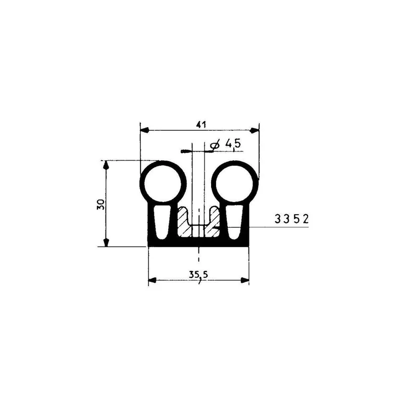 Gummidichtung 4451 Fermod
