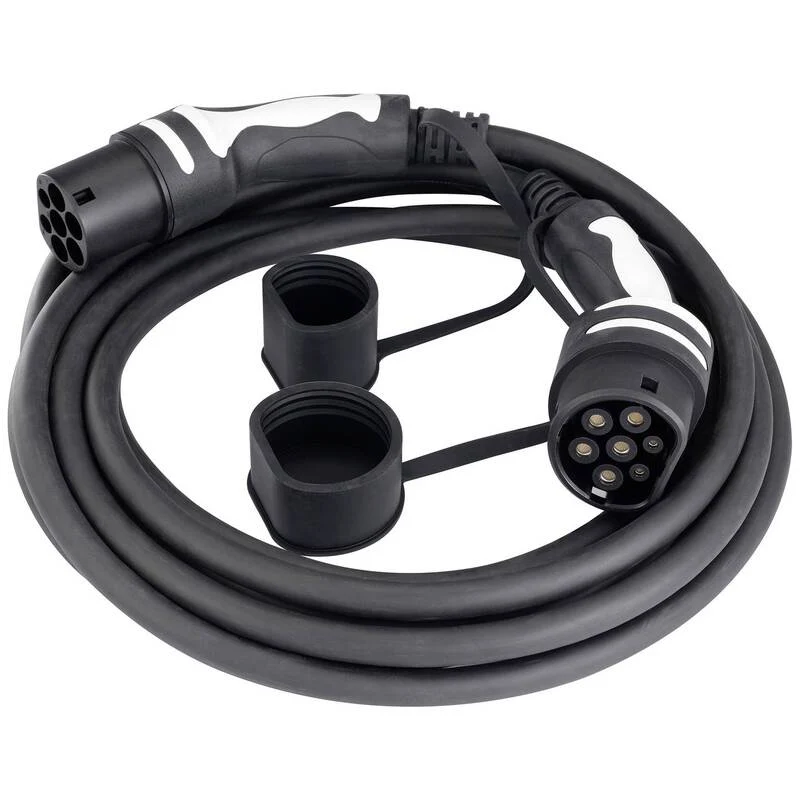 B-Ware Sygonix eMobility Ladekabel Typ 2 5m 3phasig IP65 für Außenbereich 11kW 20A