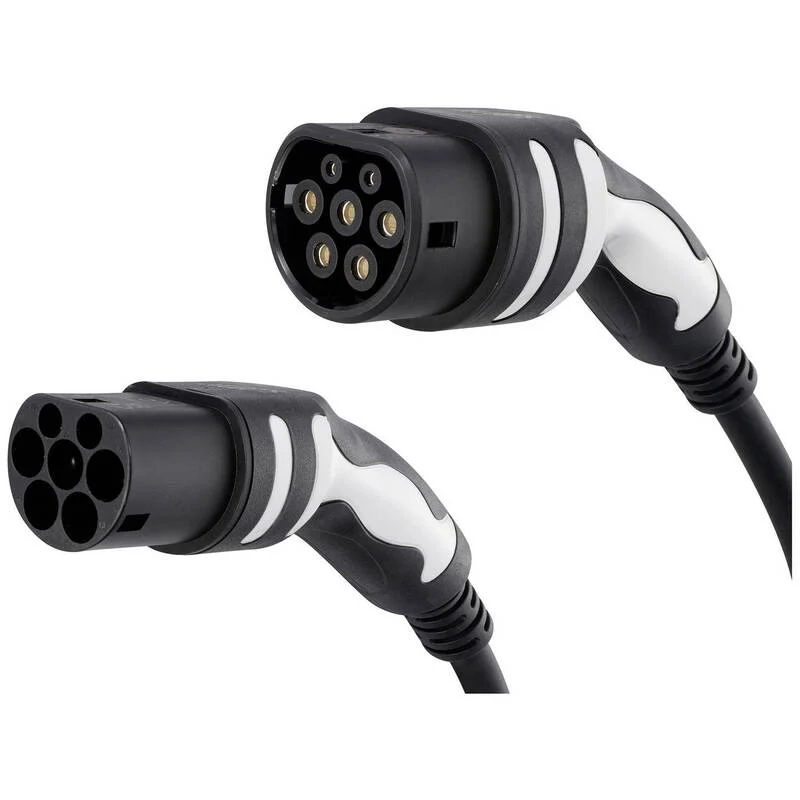 B-Ware Sygonix eMobility Ladekabel Typ 2 5m 3phasig IP65 für Außenbereich 11kW 20A