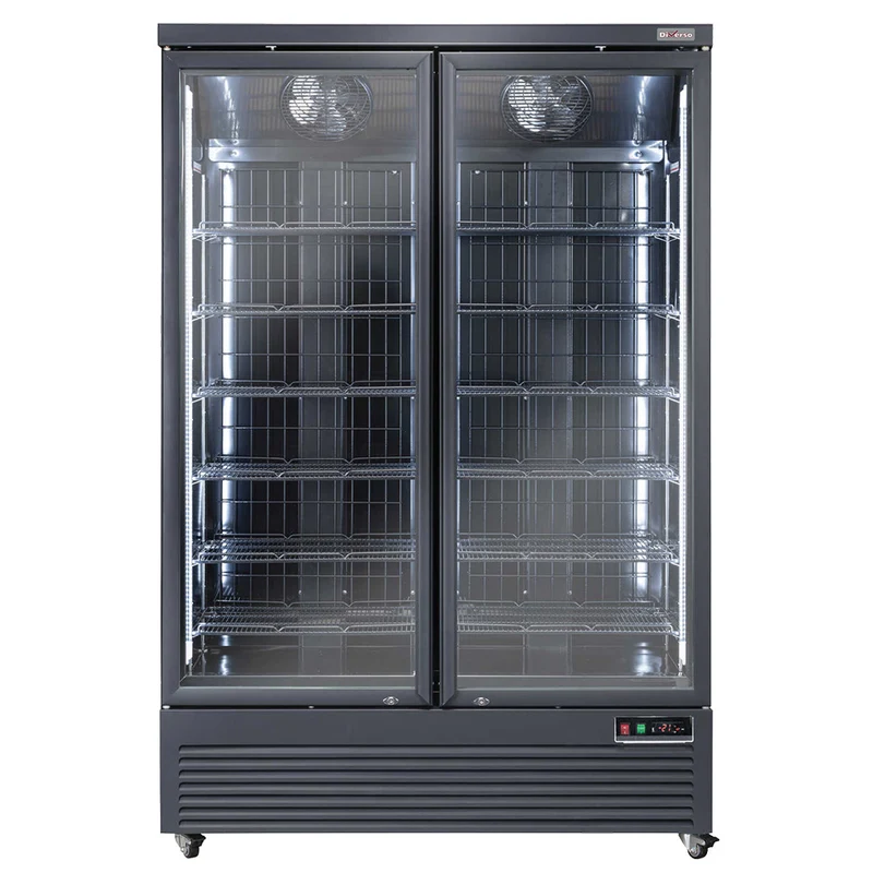 Tiefkühlschrank 1084 Liter , 2 Türen , Schwarz, WR-NV99-2B