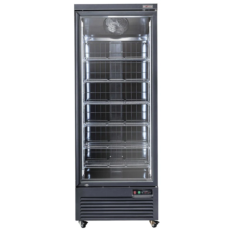 Tiefkühlschrank mit Glastür , 560 Liter , Schwarz, WR-NV56-1B