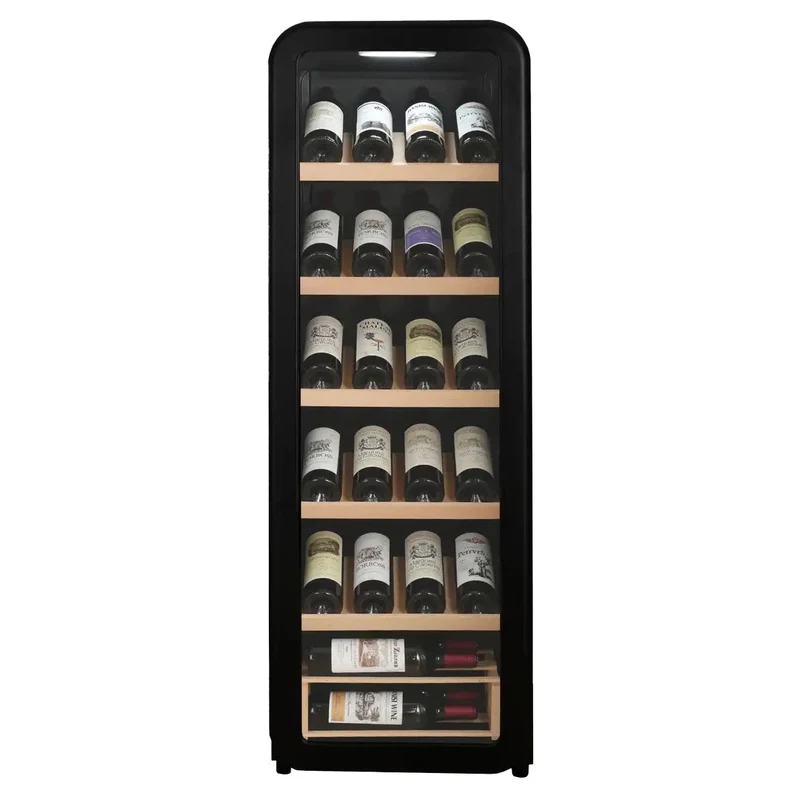Weinkühlschrank 51 Flaschen Cavecool Retro Basalt CC156SB
