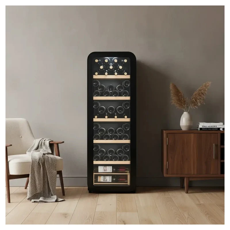 Weinkühlschrank 51 Flaschen Cavecool Retro Basalt CC156SB