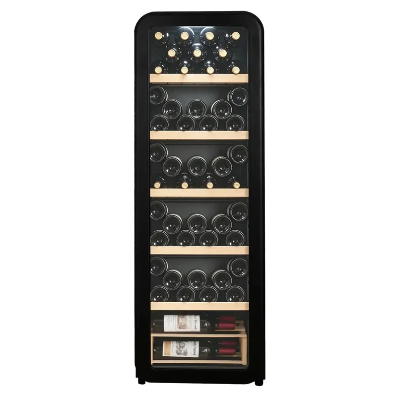 Weinkühlschrank 51 Flaschen Cavecool Retro Basalt CC156SB