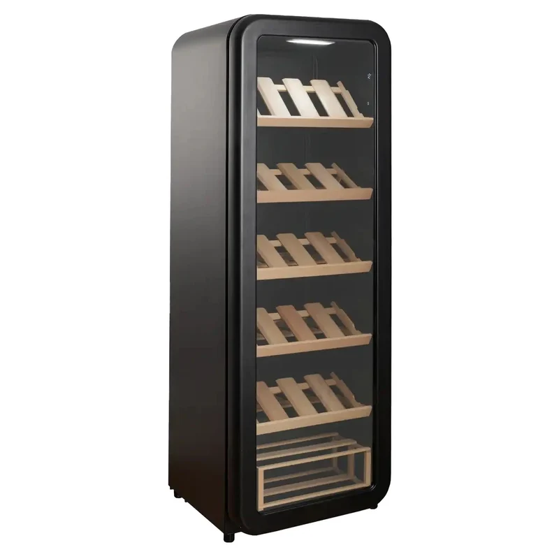 Weinkühlschrank 51 Flaschen Cavecool Retro Basalt CC156SB