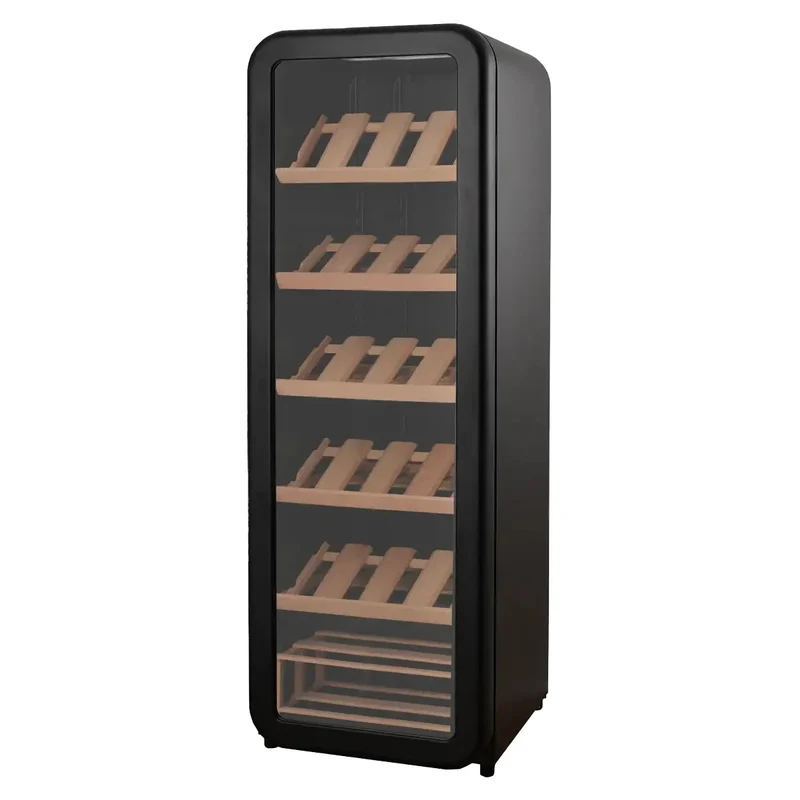 Weinkühlschrank 51 Flaschen Cavecool Retro Basalt CC156SB