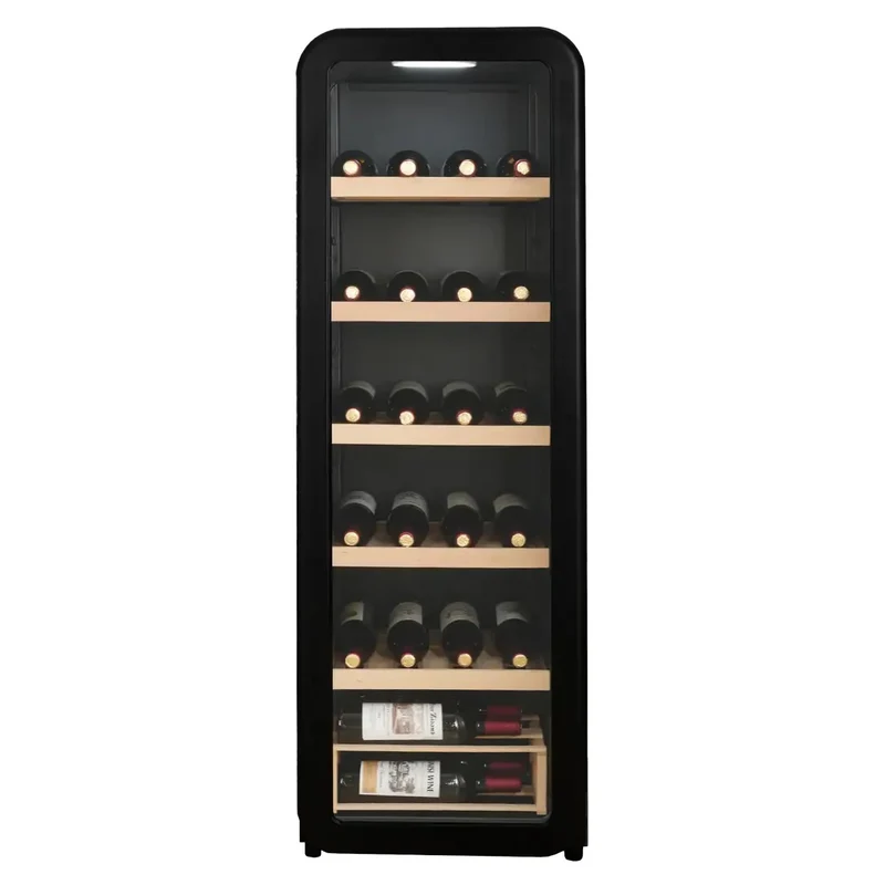 Weinkühlschrank 51 Flaschen Cavecool Retro Basalt CC156SB