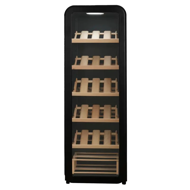 Weinkühlschrank 51 Flaschen Cavecool Retro Basalt CC156SB